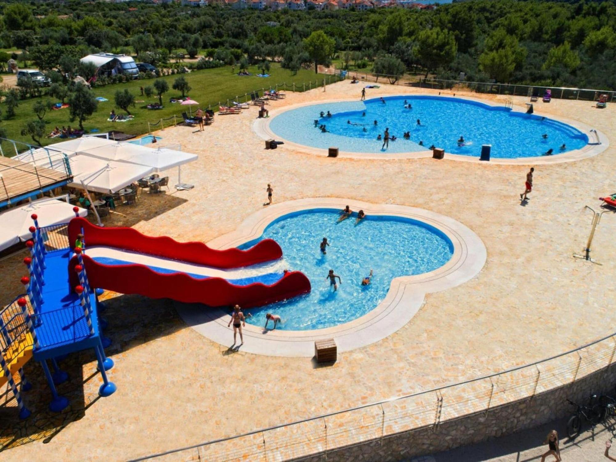 Mobile Homes In Camp Kovacine, Cres, With Long Pebble Beach المظهر الخارجي الصورة